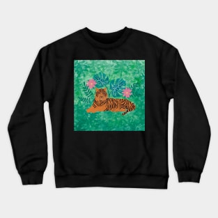 Jungle Tiger Crewneck Sweatshirt